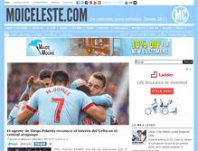 Tablet Screenshot of moiceleste.com